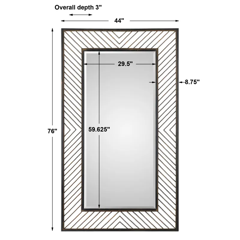 Karel Chevron Mirror