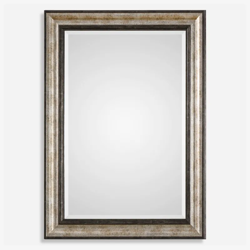 Shefford Antiqued Silver Mirror
