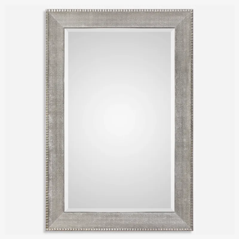 Leiston Metallic Silver Mirror