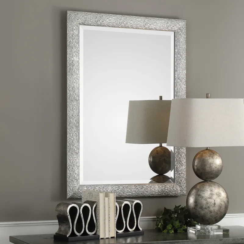 Mossley Metallic Silver Mirror