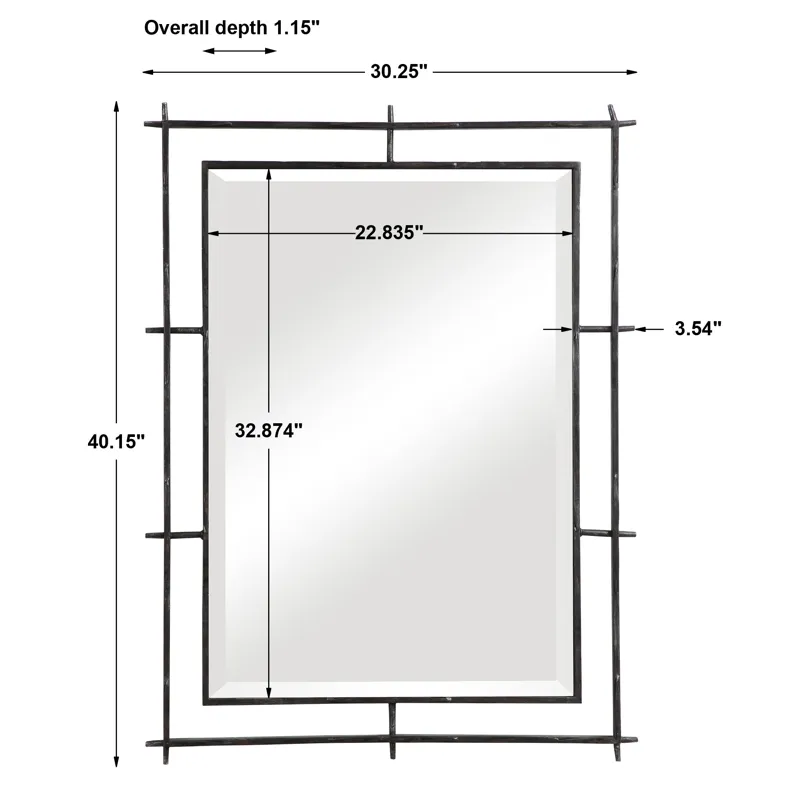 Ironworks Industrial Mirror