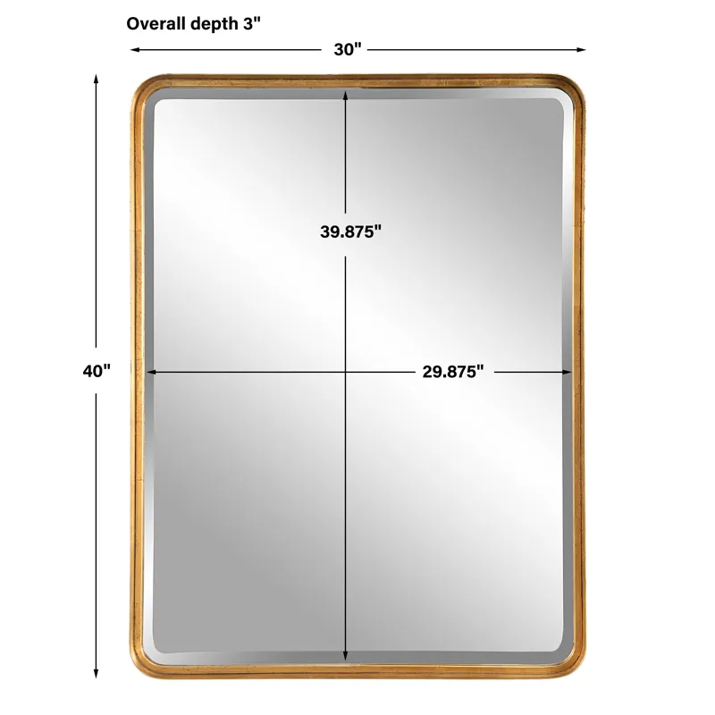 Crofton Gold Large Mirror
