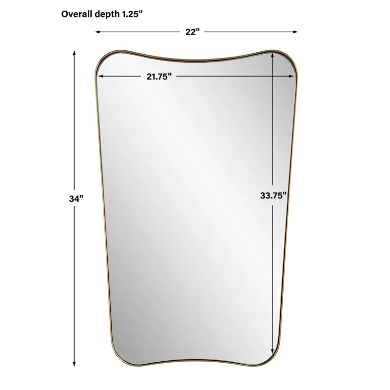 Belvoir Brass Mirror