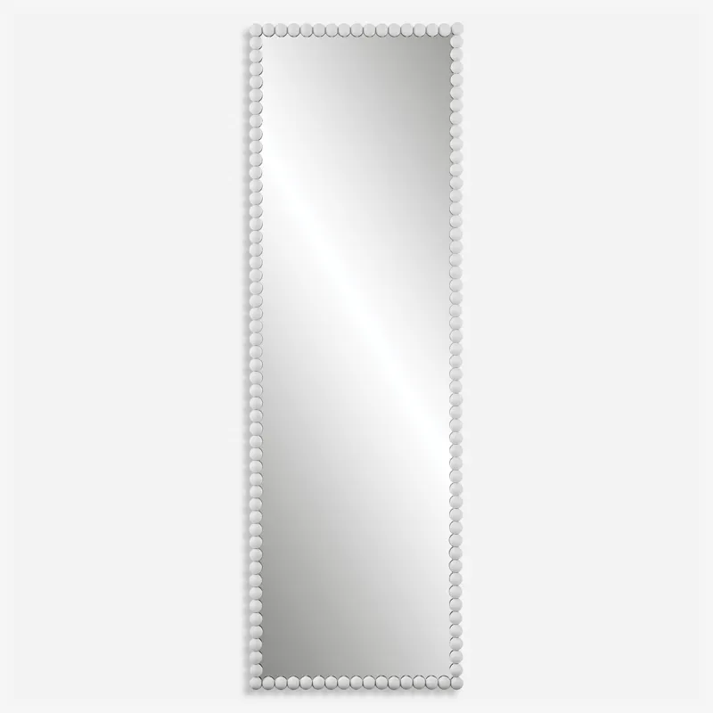 Serna White Tall Mirror