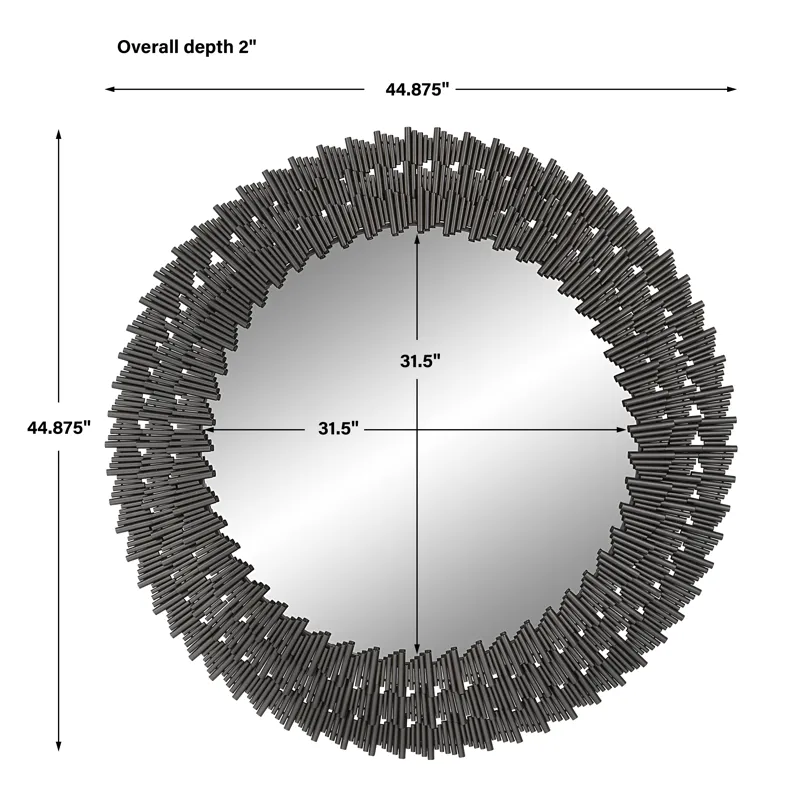 Illusion Modern Round Mirror