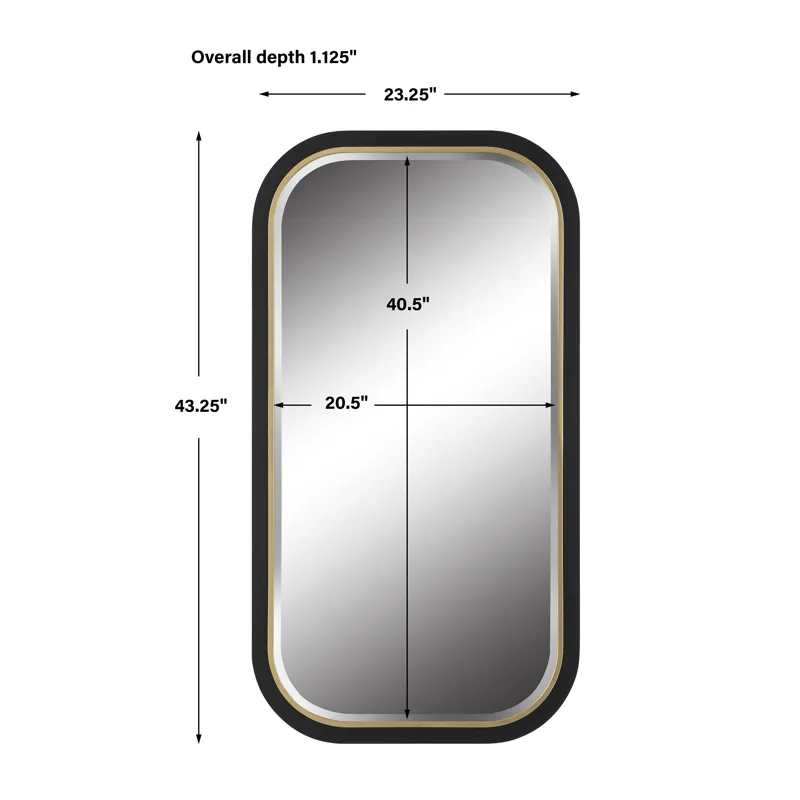 Nevaeh Curved Rectangle Mirror