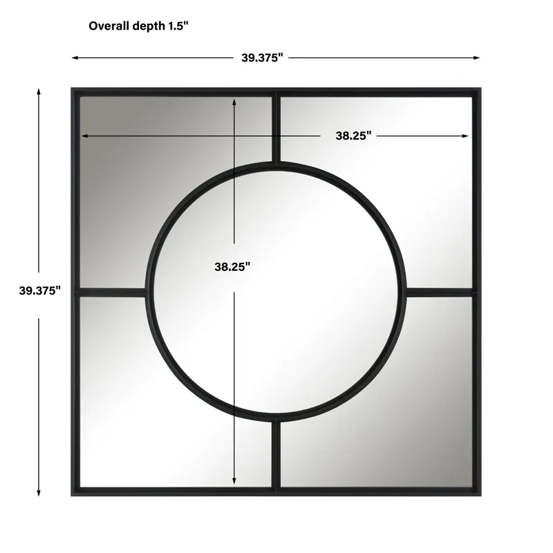 Spurgeon Square Window Mirror