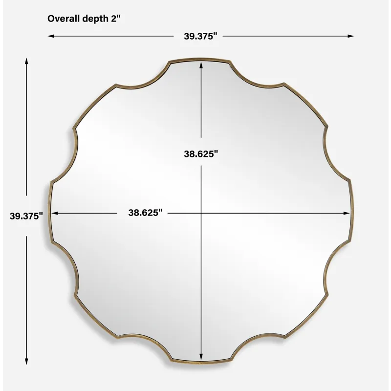 Gearing Up Bronze Mirror