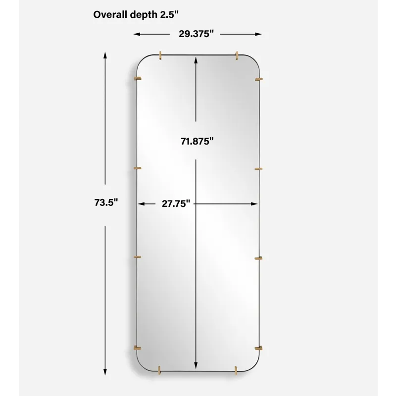 Pali Industrial Dressing Mirror