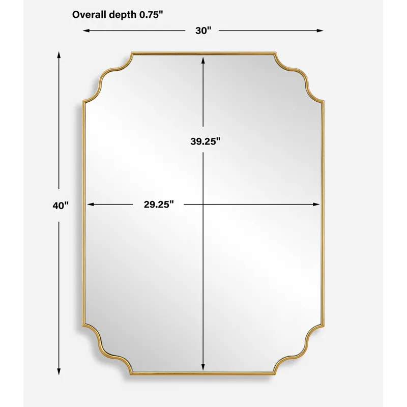 Lennyn Gold Vanity Mirror