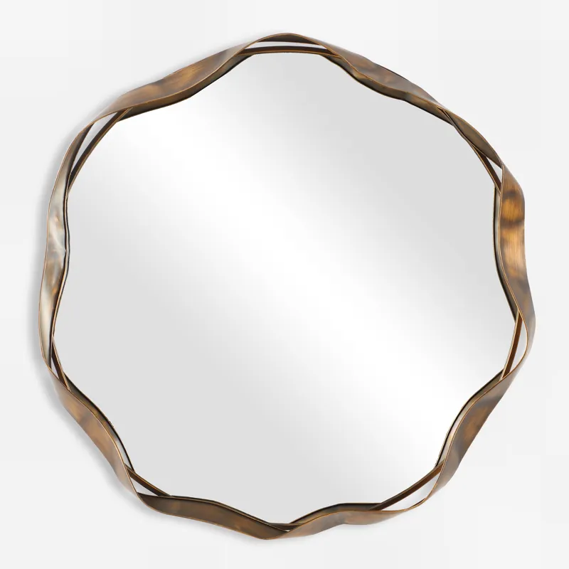 Catch The Wave Round Mirror