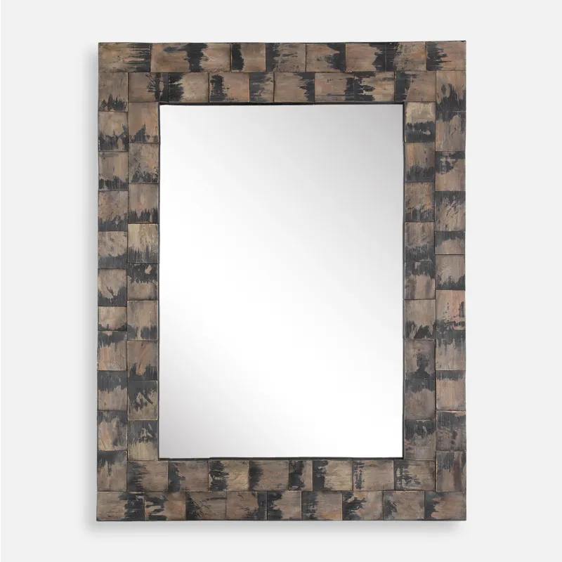 Burke Wooden Mirror