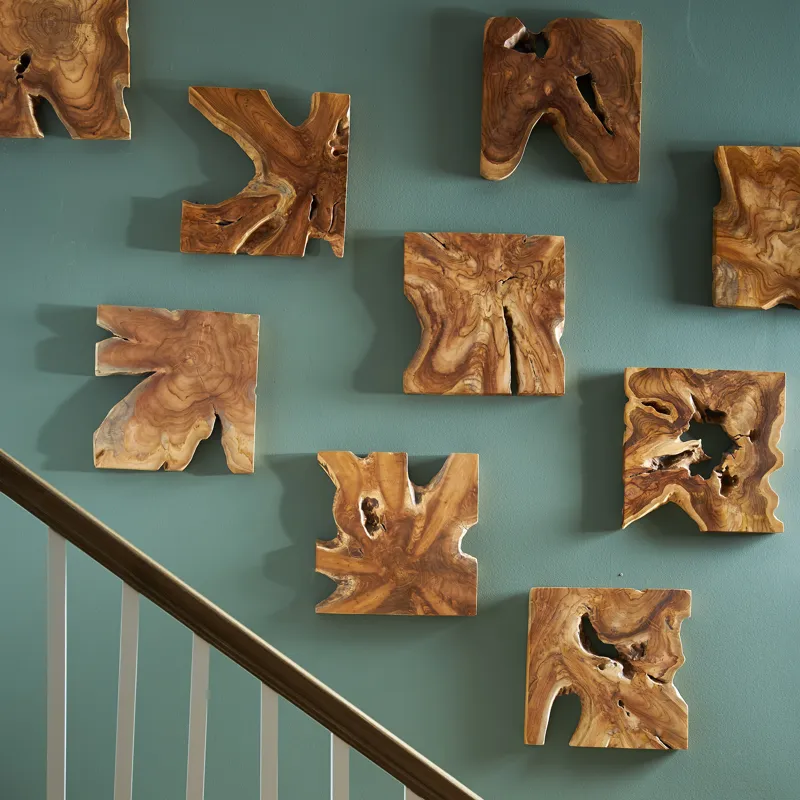 Talia Wood Wall Decor Set/9