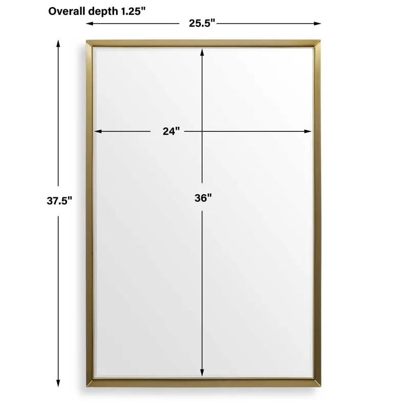 Heisler Brass Mirror