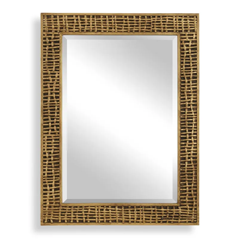 Woven In	Time Woven In Time Gold Mirror
