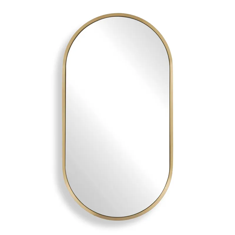 Torrado Oval Brass Mirror