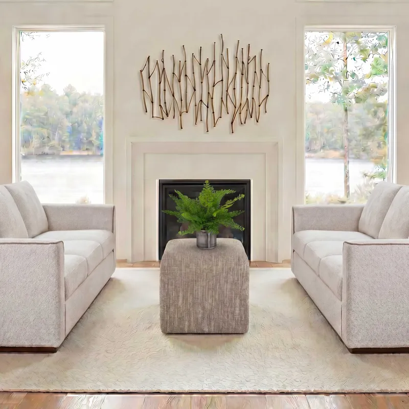 Nature's Rhythm Gold Metal Wall Decor
