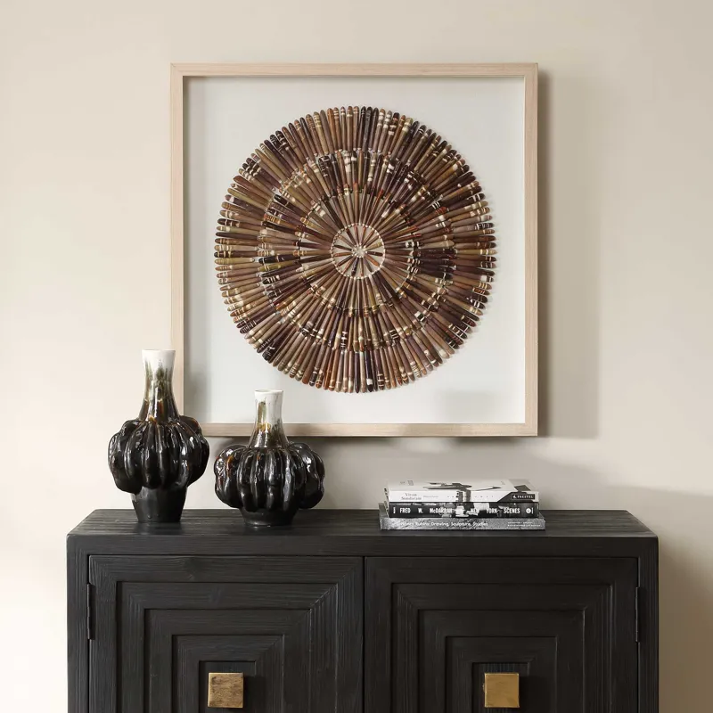 Tiger Sea Urchin Shadow Box
