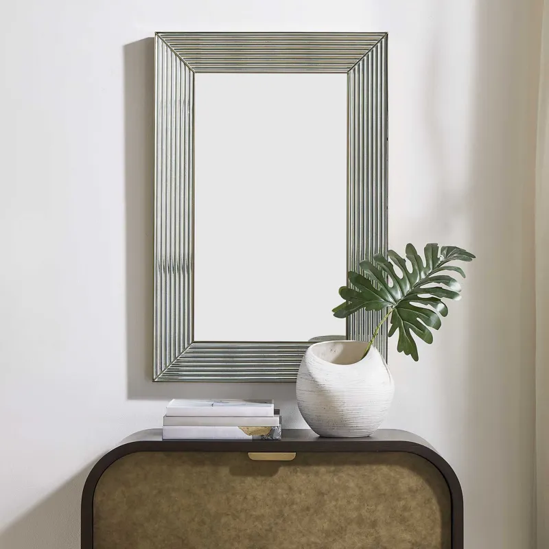 Illuminate Antique Brass Mirror