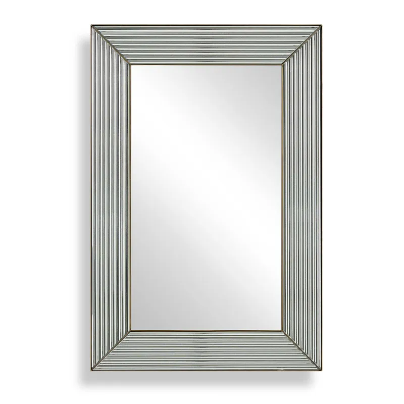 Illuminate Antique Brass Mirror