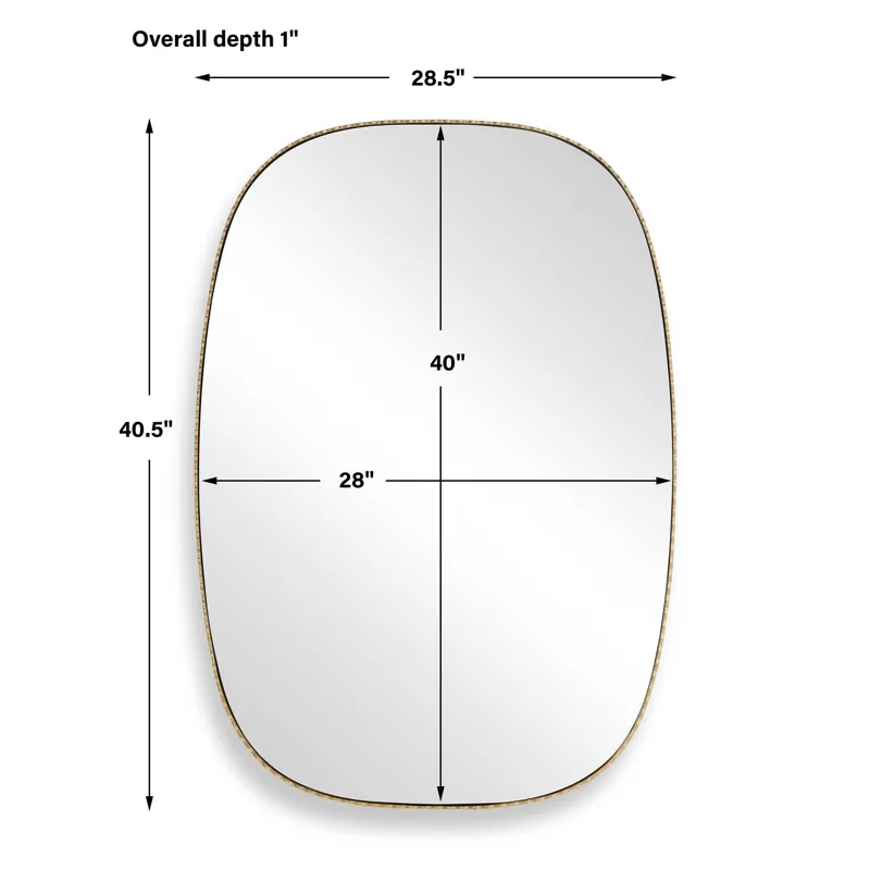 Nidia Antique Gold Mirror