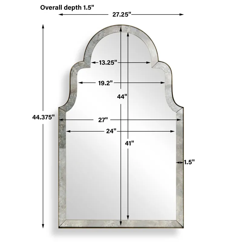 Brayden Antique Arch Mirror