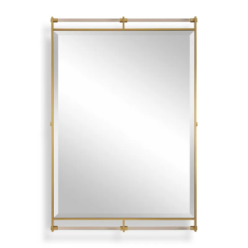 Ripoll Antique Brass Mirror