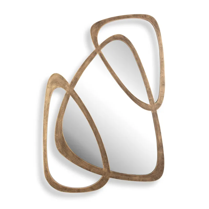 Momentum Gold Mirrored Wall Decor