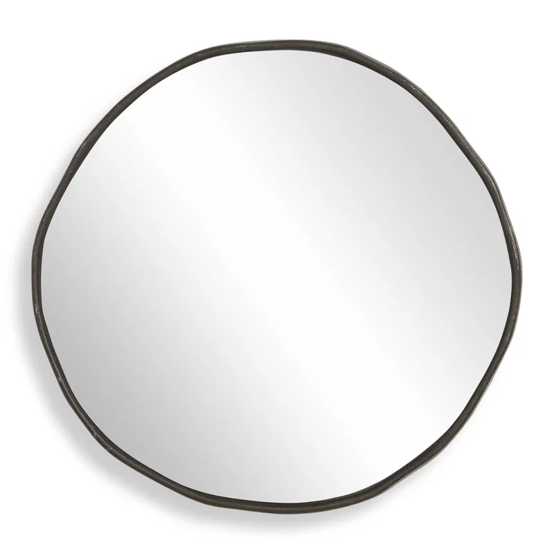 Lowen Round Bronze Mirror