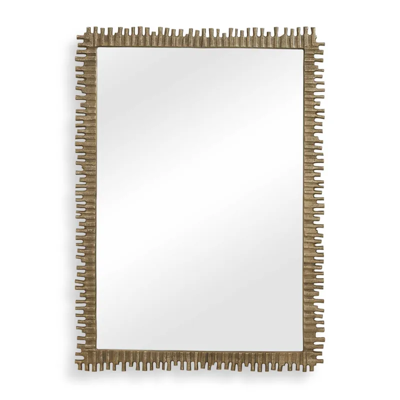 Soto Antique Brass Mirror