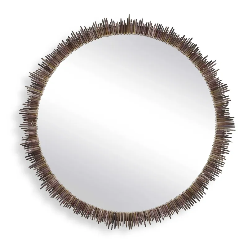 Tiger Sea Urchin Round Mirror