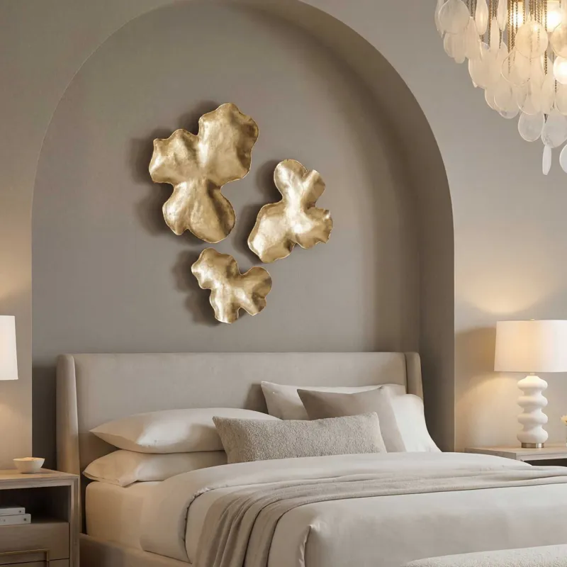 Lumina Gold Wall Decor, S/3
