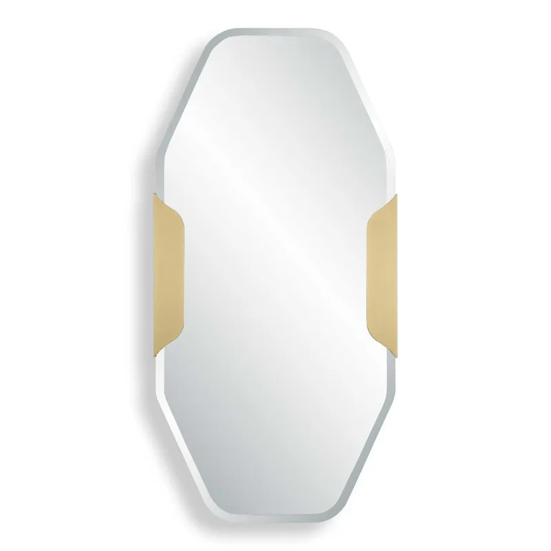 Makari Antique Brass Mirror