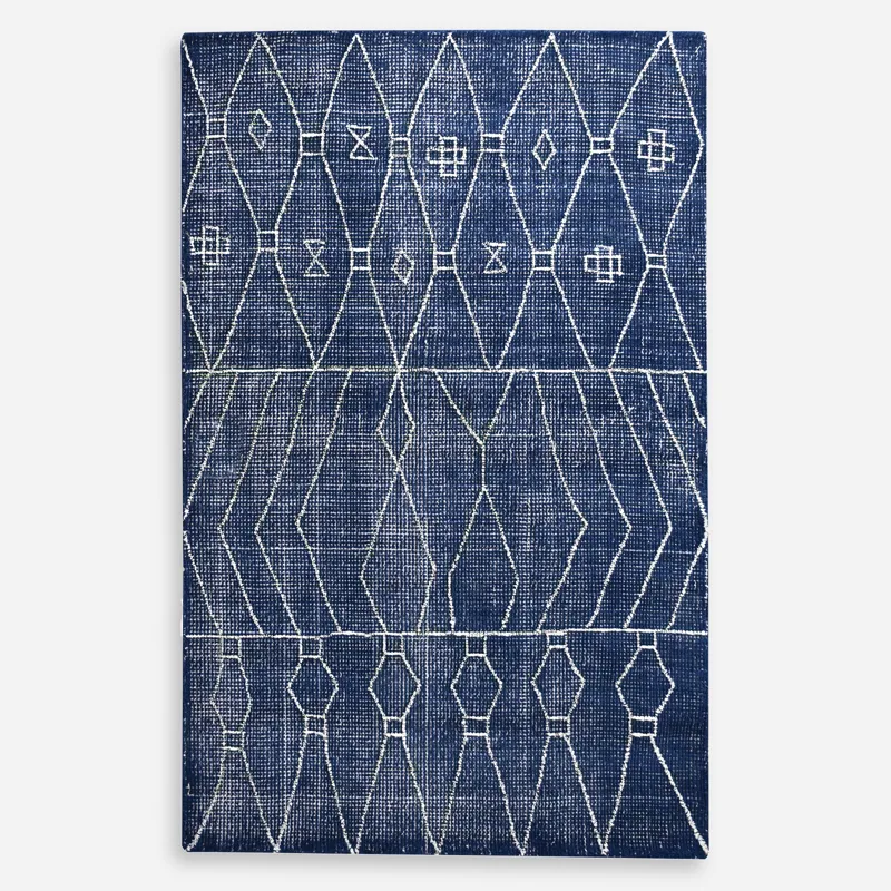 Fressia Blue 5 X 8 Rug