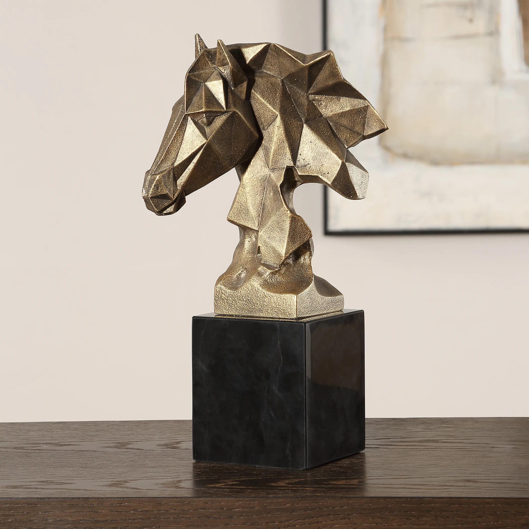 Chiseled Horse Bust Sculpture 18185 by Uttermost at Gladhill Furniture