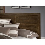 Sedgwick Queen Plank Headboard - Dark Maple