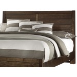 Sedgwick-Dark Maple Plank Headboard
