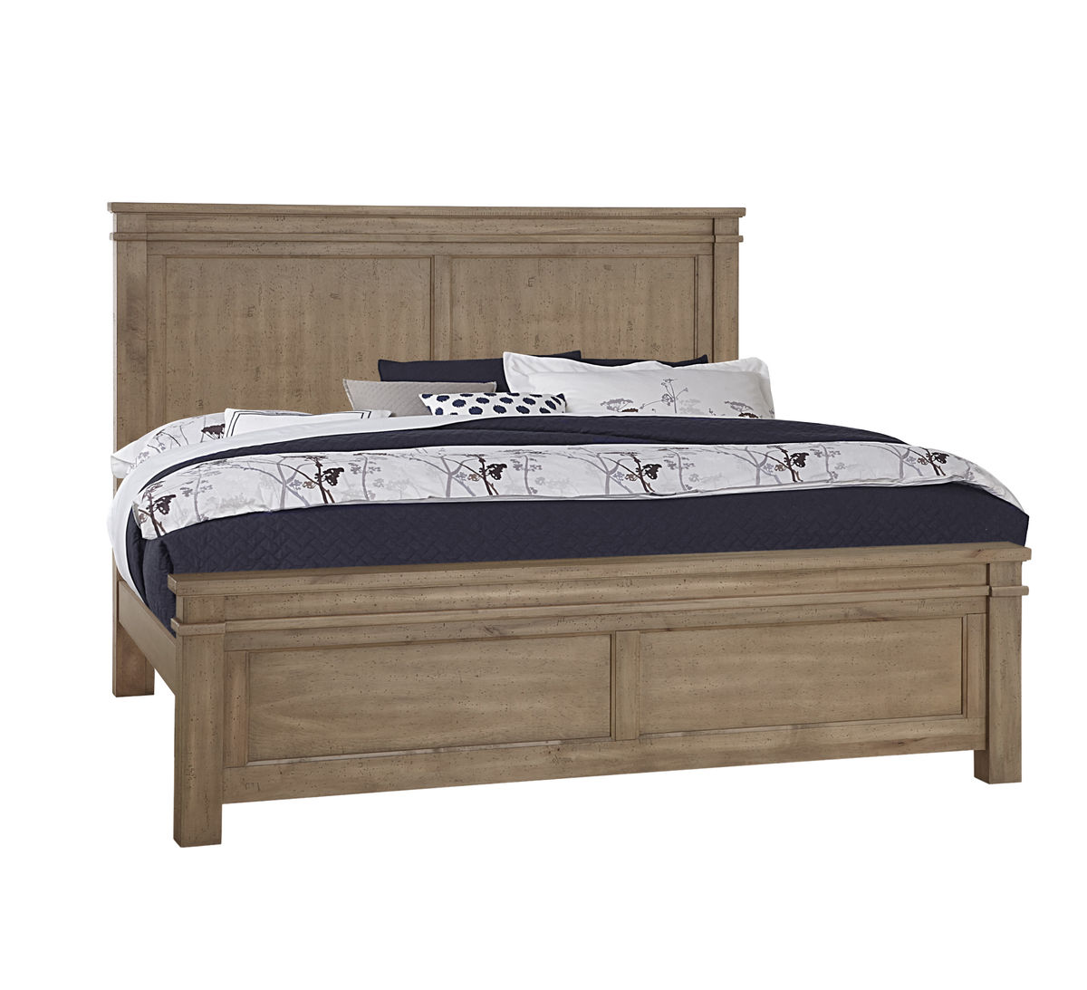 Cool Rustic King Mansion Bed Natural By Vaughan Bassett Nis522676271 Riley S Furniture Mattress Cool Rustic King Mansion Bed Natural, Vaughan Bassett Reflections King Mansion Bed