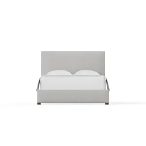 Choices Grey Stripe Amelia Upholstered Headboard - Queen