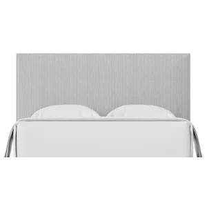 Choices Grey Stripe Amelia Upholstered Headboard - Queen