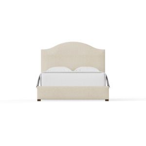 Choices Ivory Cream Upholstered Footboard - Queen