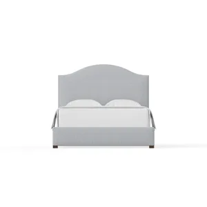 Choices Navy Stripe Emily Upholstered Headboard - King