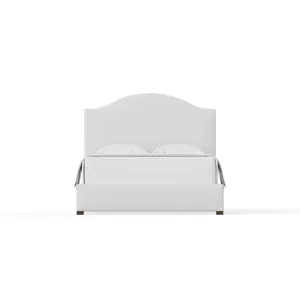 Choices Pure White Emily Upholstered Headboard - King