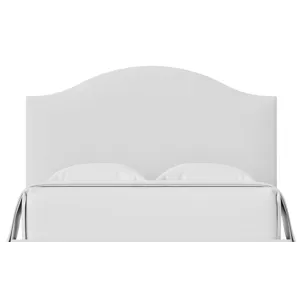 Choices Pure White Emily Upholstered Headboard - King