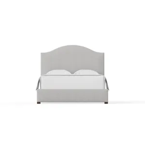 Choices Grey Stripe Emily Upholstered Headboard - King