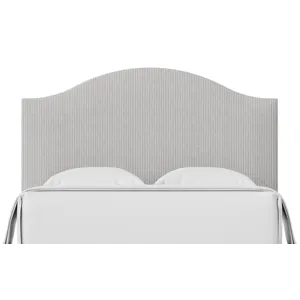 Choices Grey Stripe Emily Upholstered Headboard - King