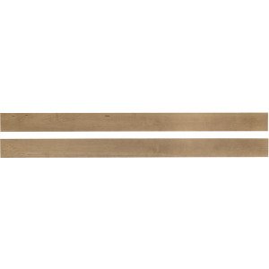 Custom Express-Clear Oak Wood Rails - California King