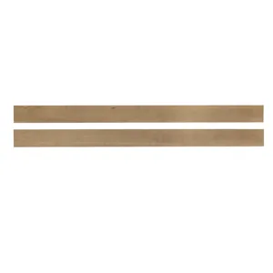 Custom Express-Clear Oak Wood Rails - California King