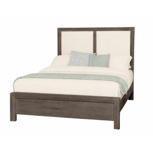 Custom Express-Driftwood Grey Upholstered Bed-Linen - Queen