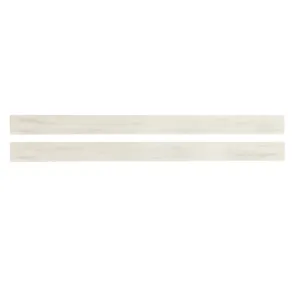 Custom Express-Weathered White Wood Rails - Queen